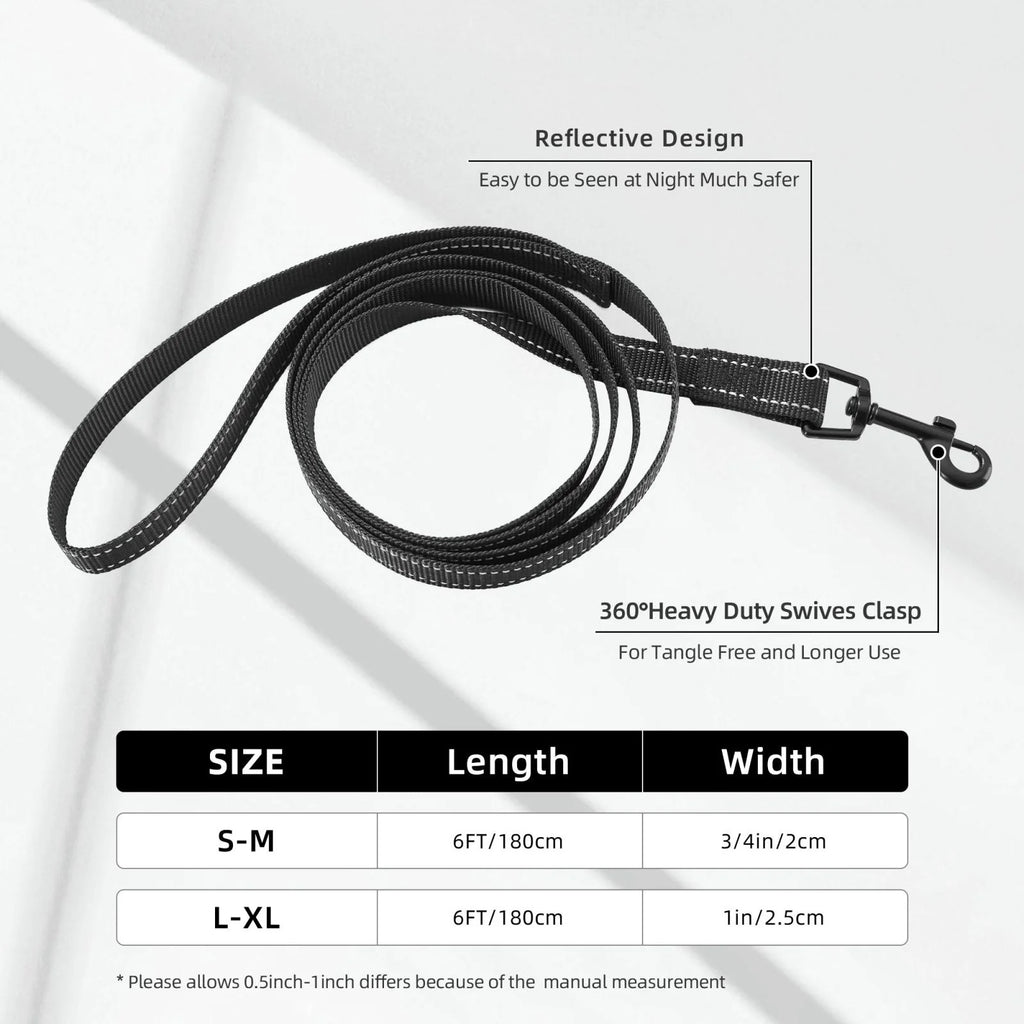 Blue Yin Yang No Pull Dog Harness with Dual Leash Clips, Adjustable Reflective Padded Dog Vest with Control Handle, Breathable Outdoor Walking Hiking Harness for Large Medium Small Dogs