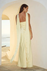 Madeleine Strapless Maxi Dress - Buttermilk